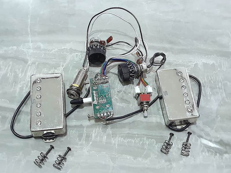 Ibanez AZ Pickups Seymour Duncan Hyperion 6 String H-H w/ Dyna-MIX10 Wiring image 1