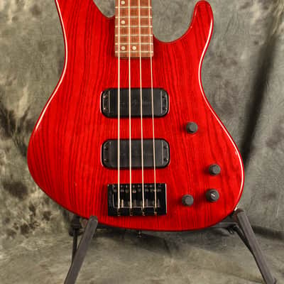 Washburn Bantam XB-900 Bass USA Grover Jackson Pro Model Cherry Ash w Bartolini Pickups & Hard Case image 1