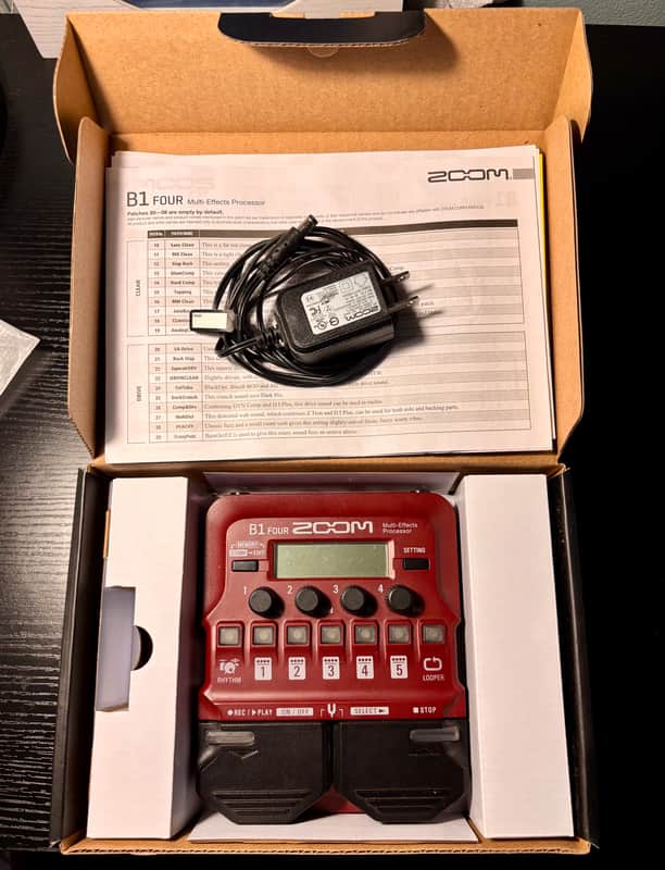 Zoom B1 Four Multi-effects Processor Pedal image 1