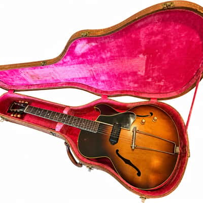 1958 Gibson ES-225T Sunburst — Original P-90 + Rare Original Case image 1