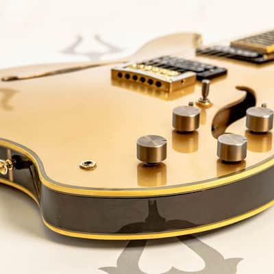 Daion Headhunter HH-555 "Gold Top" (Special Order Color) 1982? w/ Hardshell Case image 16