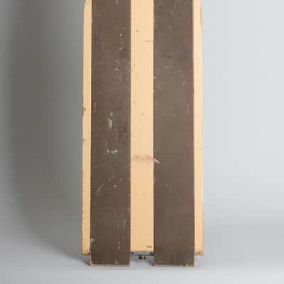 National  Grand Console Model 1050 Double Eight Lap Steel Electric Guitar (1949), ser. #V15591, original brown hard shell case. image 2