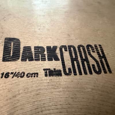 Zildjian 16" K Custom Dark Thin Crash cymbal 1050g w/recording image 2