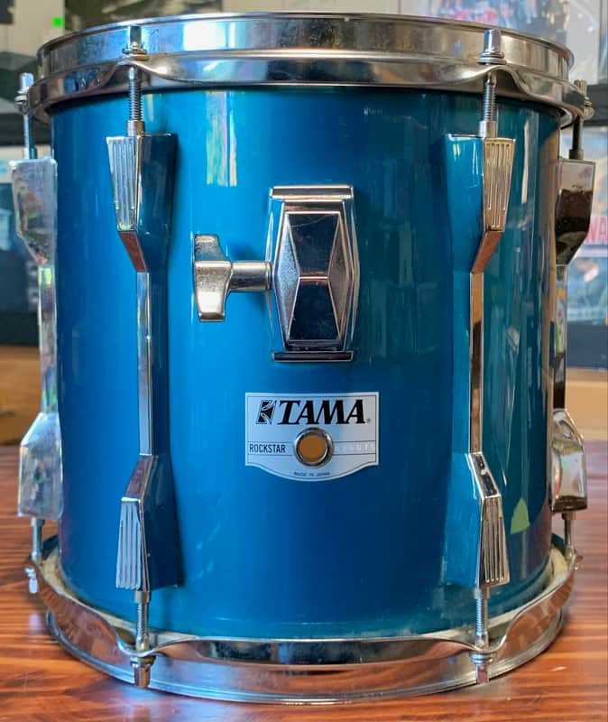 Tama Rockstar Deep Forest Green 10x10” Rack Tom - Good Condition image 1