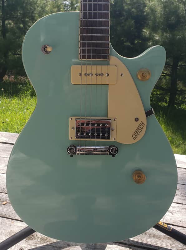 Gretsch G2215 P90 Streamliner Jr Jet Club 2010s Mint Metallic - Indonesia image 1