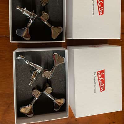 Schaller M4 vintage 1980 bass tuners Crome image 2
