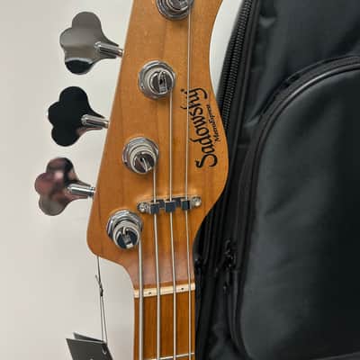 Sadowsky MetroExpress Hybrid P/J 4 String Bass w/Maple Fingerboard 2024 - Candy Apple Orange image 3