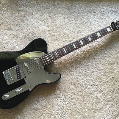 Fender Deluxe Series Big Block Telecaster Black | Reverb