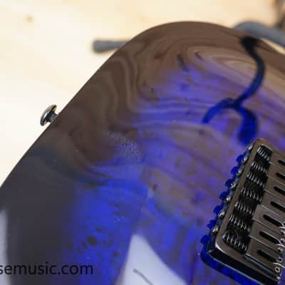 Schecter Omen Elite-7 - See-Thru Blue Burst image 15