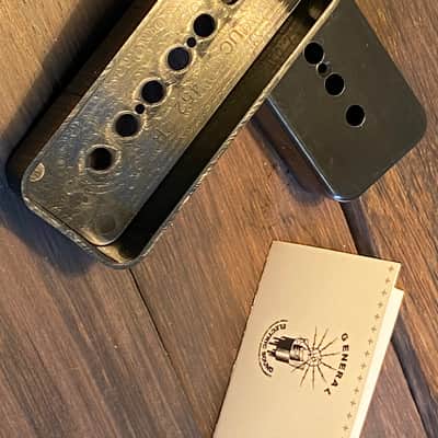 General Vintage Tone Pair   1950s Butyrate P90 Pickup cover - Soapbar True butyrate made original Gi image 5