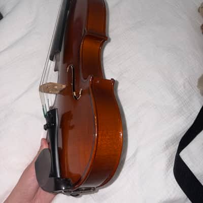 Violon Civelli 4/4 avec archet, étui rigide et épaulière Kun image 3