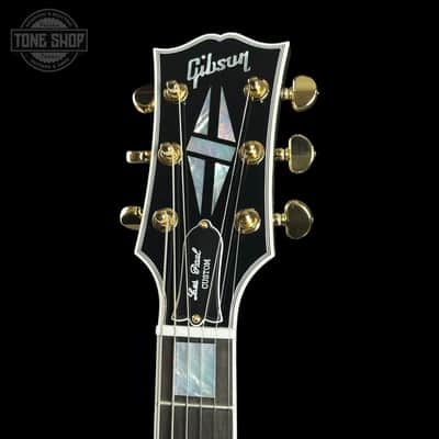 Gibson Custom Les Paul Custom Long Scale Ebony w/case CS601316 image 6