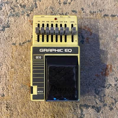 Ibanez GE10 Graphic EQ “Big Faders” MADE IN JAPAN - MINT - 1987 imagen 2