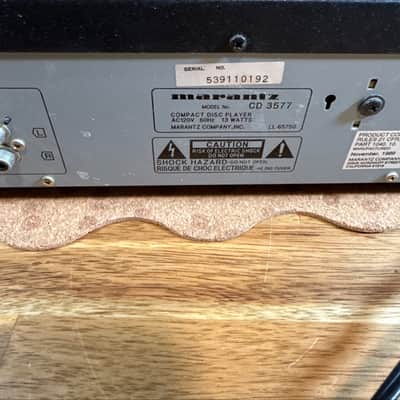 Rare Marantz CD-3577 Single Disc CD Player Vintage Century Collection image 13