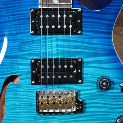 NEW! PRS SE Custom 24 Semi-hollow Piezo Lake Blue image 6