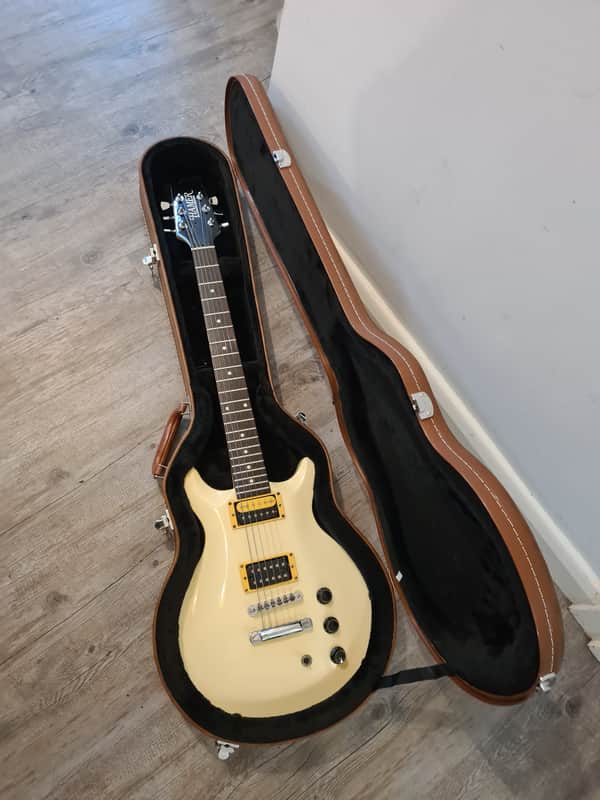 Hamer Slammer archtop 1993 first series Ivory off white image 1