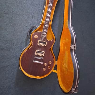 Vintage 1974 Lincoln Les Paul Custom "Natural Exotic Wood" Maxon Super 70's OHSC Matsumoku image 19