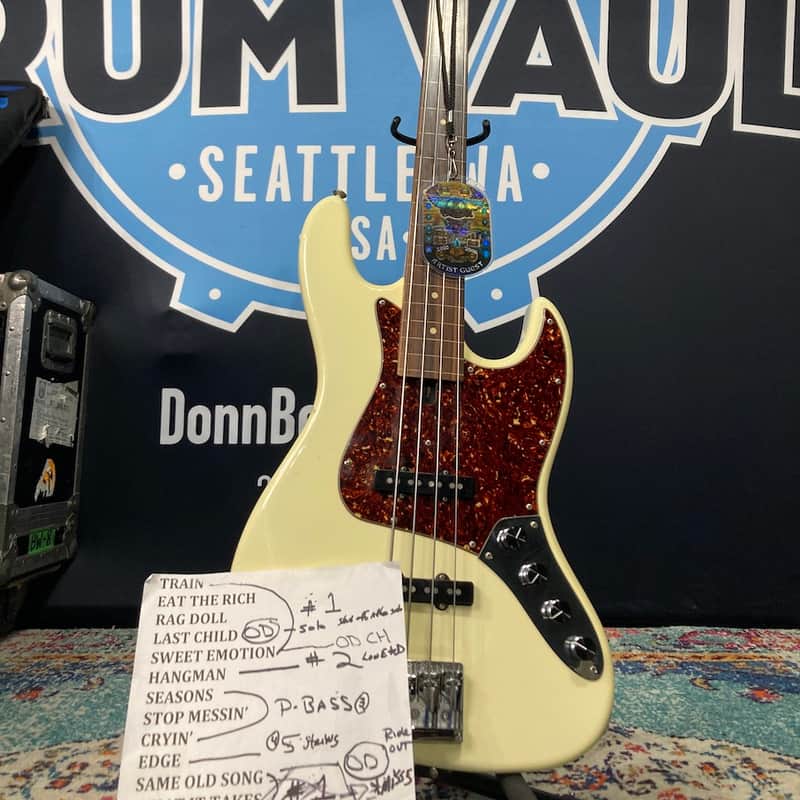 Sadowsky Tom Hamilton’s Aerosmith, NYC Fretless Jazz Bass (#84…