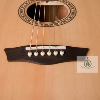Washburn WD7SCE Dreadnought Acoustic Electric Guitar Cutaway Natural image 5