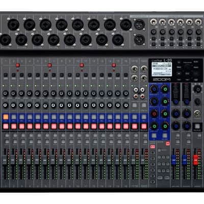 Zoom LiveTrak L-20 Digital Mixer / Recorder 2010s - Grey / Blue image 5
