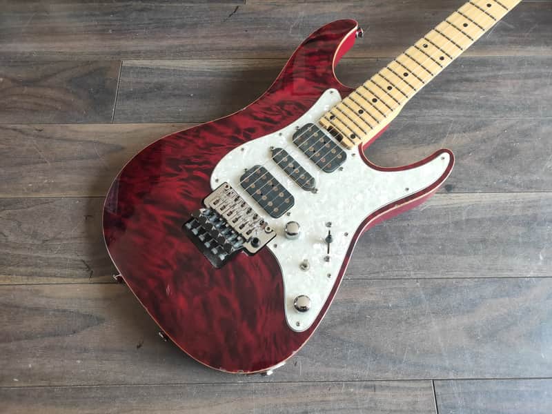 Schecter Japan Exceed Series EX-24-CTM-FRT HSH Superstrat (Quilted