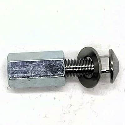 8mm X 40mm (1.5") Carriage Bolt, Washer and 8mm X 24mm (1") Coupler Nut - CB8-W8-CN8 image 1