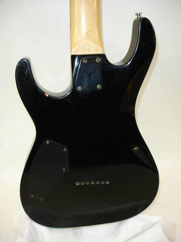 ESP LTD M-107 7-String Electric Guitar - Black | Reverb
