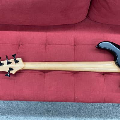Matthieu Combe Alys-5 5-String Bass, Birdseye Maple Neck - Black w/ Agular Pickups image 14