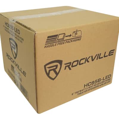 (4) Rockville HC85B-LED 8" 700 Watt In-Ceiling Home Theater Speakers w/Blue LED image 10