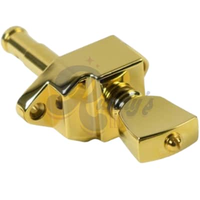 Kluson KVDF-6-G Firebird® "Banjo" Tuners (Vintage Diecast Series) 6-In-Line - Fits Gibson® CLOSEOUT-Gold image 4