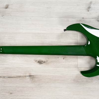 Mint Legator N6FR Ninja Guitar, Ebony Fretboard, Floyd Rose Tremolo, Green Crackle image 8