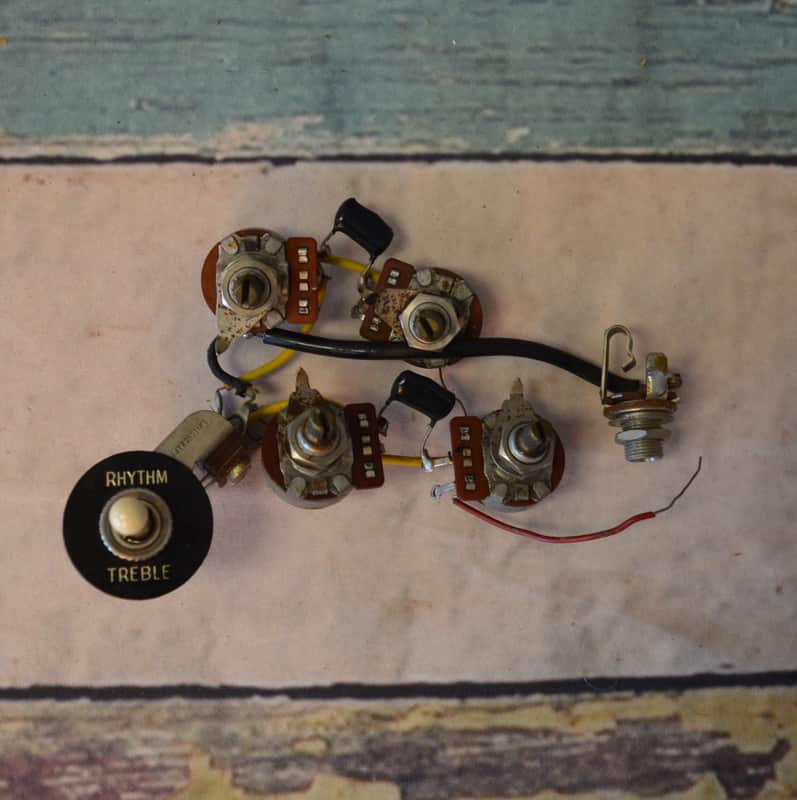 Vintage Original 73 Gibson SG Wiring Harness image 1