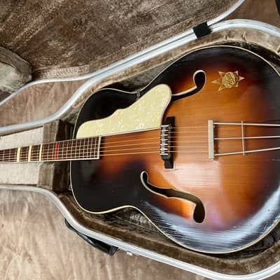 1956 Arnold Hoyer Famos Model/ Hand carved solid alpine sprucle top, solid one piece maple back image 24