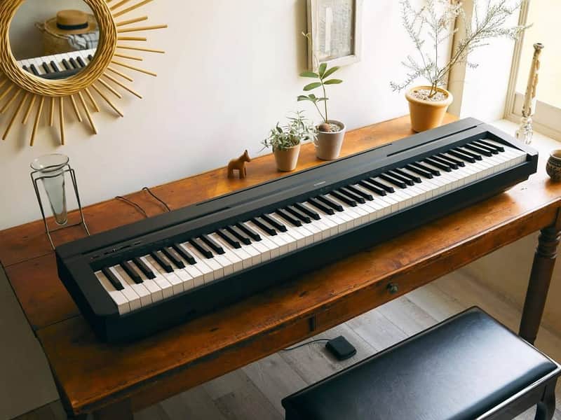 Yamaha P-45 88-Key Digital Piano - Black, Graded Hammer Standard Weighted Action image 1