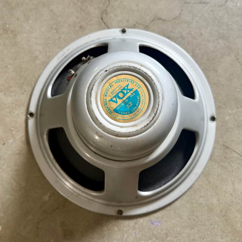 Celestion VOX Silver Bell alnico speaker 1960’s - Bulldog original vintage uk Marshall 8 ohm 12” image 1