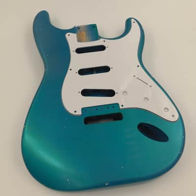 Nitro Lacquer Aged Reliced S-Style or T-Style Vintage Custom Guitar Body image 7