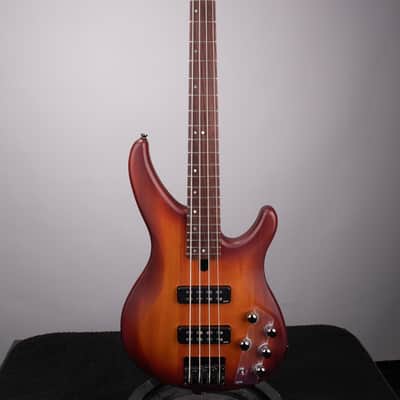 Yamaha TRBX504 4-String Bass - Brick Burst, Rosewood Fingerboard, Active/Passive EQ image 2