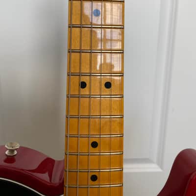 Fender American Vintage "Thin Skin" '72 Telecaster Custom 2017 - 2018 - Crimson Red Transparent image 3