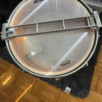 Rogers Dyna-Sonic 6.5x14" Wood Snare Drum White Marine Pearl image 3