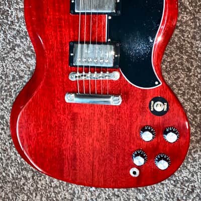 2022 Gibson SG Standard '61 with   Stoptail - Vintage Cherry electric guitar made in the usa ohsc image 7