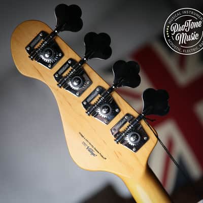 Vintage VJ74 Reissued Bass Ventura Green Matching Colour Headstock image 6