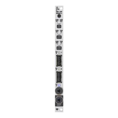 Tubbutec USB Bridge A Eurorack USB MIDI Module (Silver) image 1