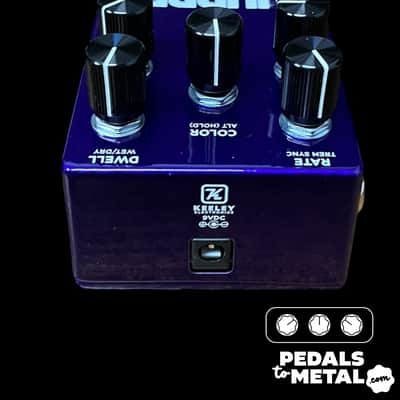 Keeley Hydra Stereo Reverb & Tremolo 2020 - Present - Custom Special ‘2K24 Purple’ Colorway image 4