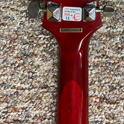 Epiphone SG Transparent Red image 8