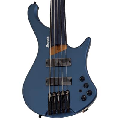 Ibanez EHB1005F Fretless Bass in Arctic Ocean Matte B-Stock 1757 image 2