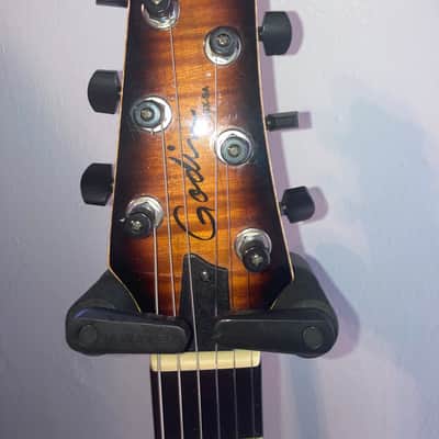 Godin LGX-SA with AA Flame Maple Top synth access - Cognac Burst image 12