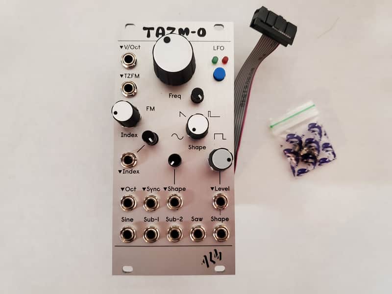 ALM/Busy Circuits ALM036 TAZM-O Analog Thru Zero Oscillator Eurorack Synth Module 2023 - Present - Silver image 1