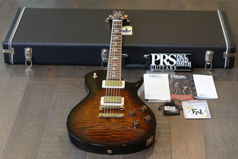 2017 PRS McCarty 594 Single-Cut Electric Guitar Black Gold Burst 10 Top + OHSC & Papers image 1