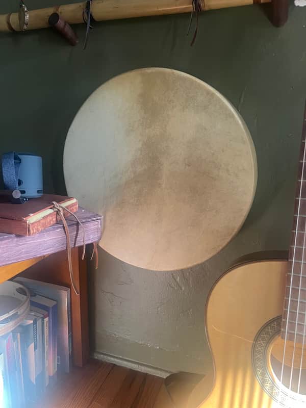 Guillermo martinez Elk drum 2024 - Elk hide image 1
