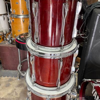 Yamaha 1984 Recording Custom Cherry Drum Set image 8